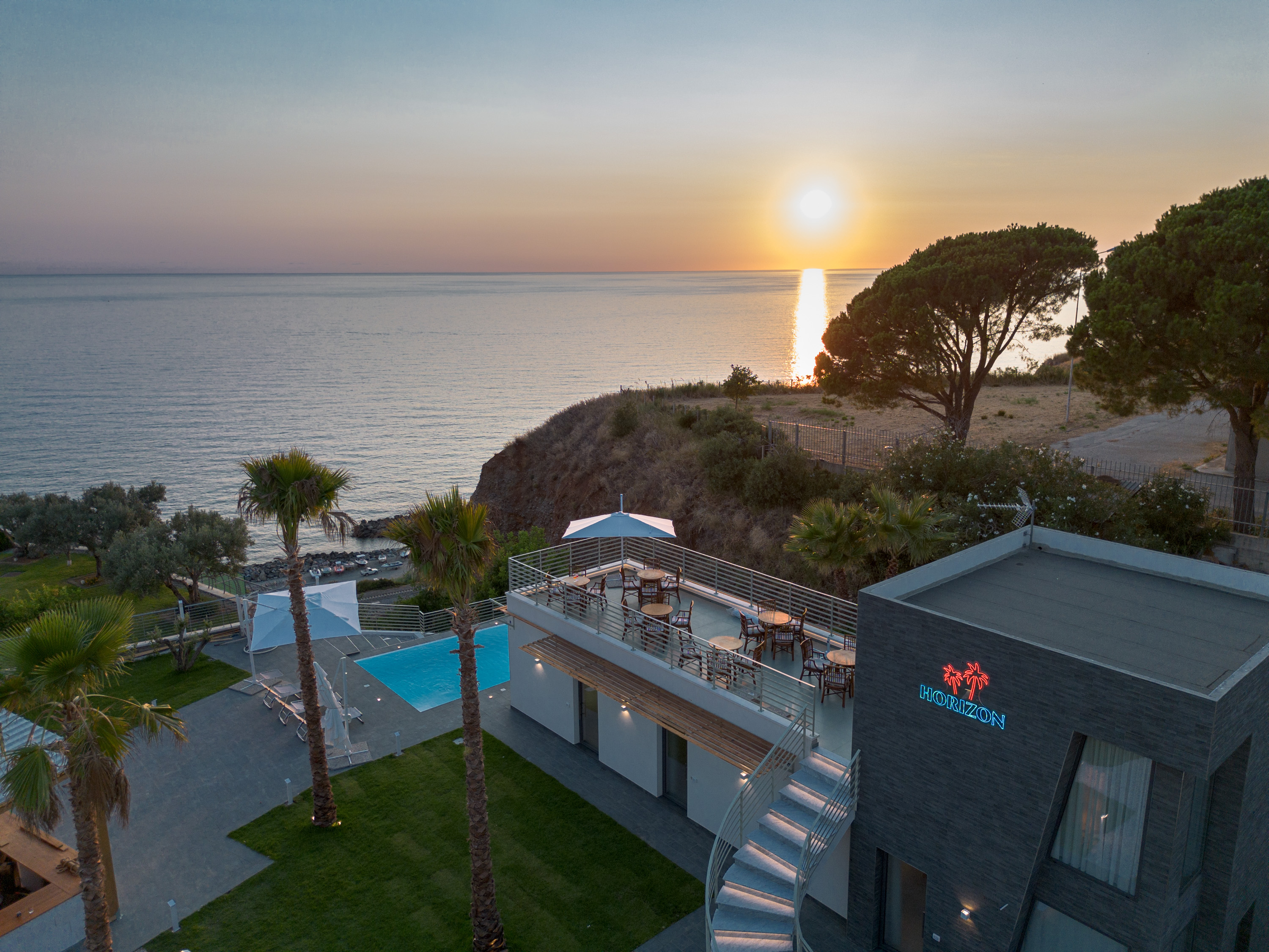 Horizon B&B Vista Aerea al Tramonto