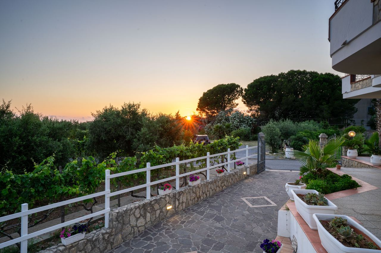 Tramonto dal Giardino